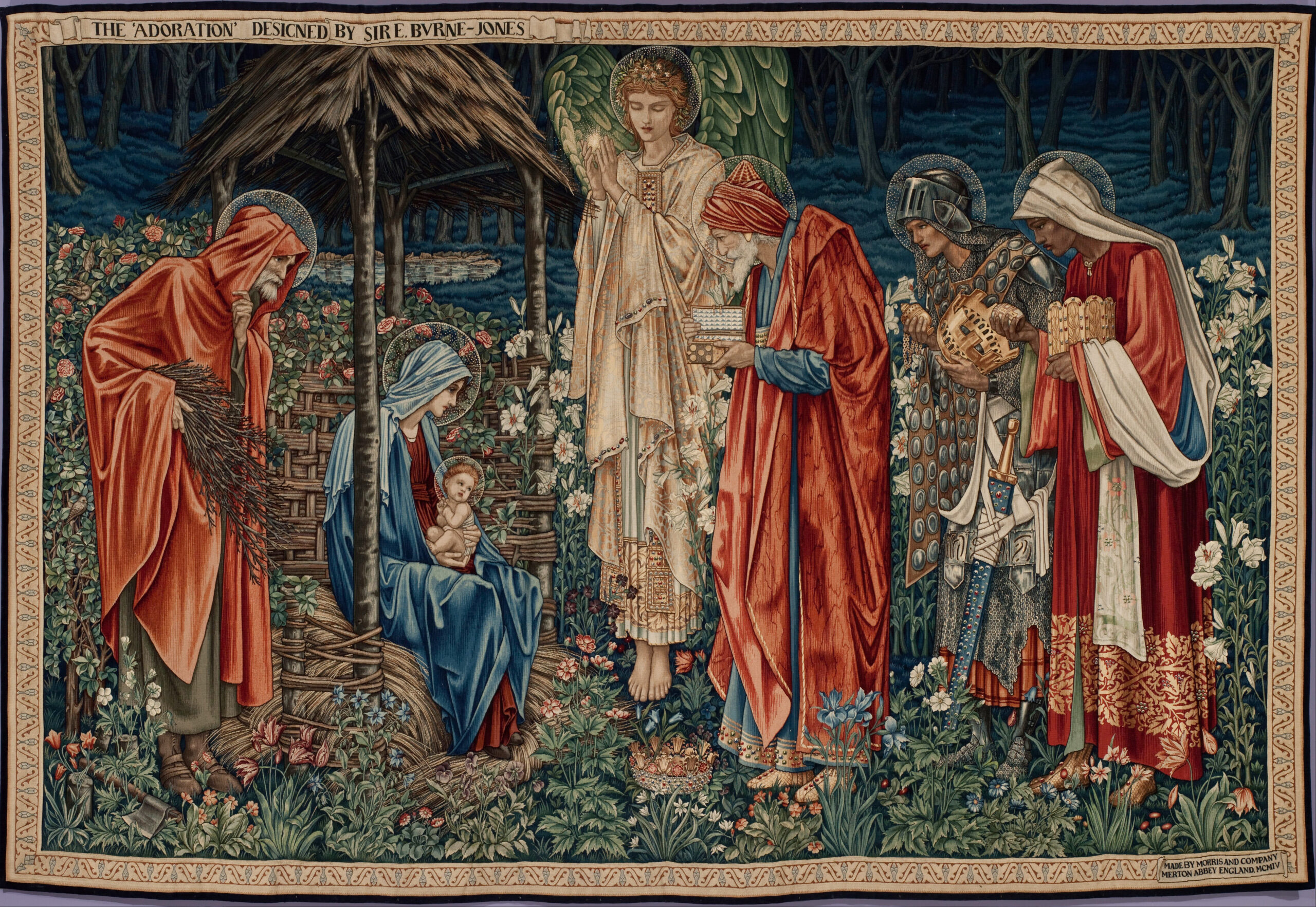 Adoration of the Magi by Sir Edward Coley Burne-Jones